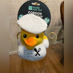 Fuzzyard  Ducktor   Plush Dog Toy Duck With Squeaker 8”